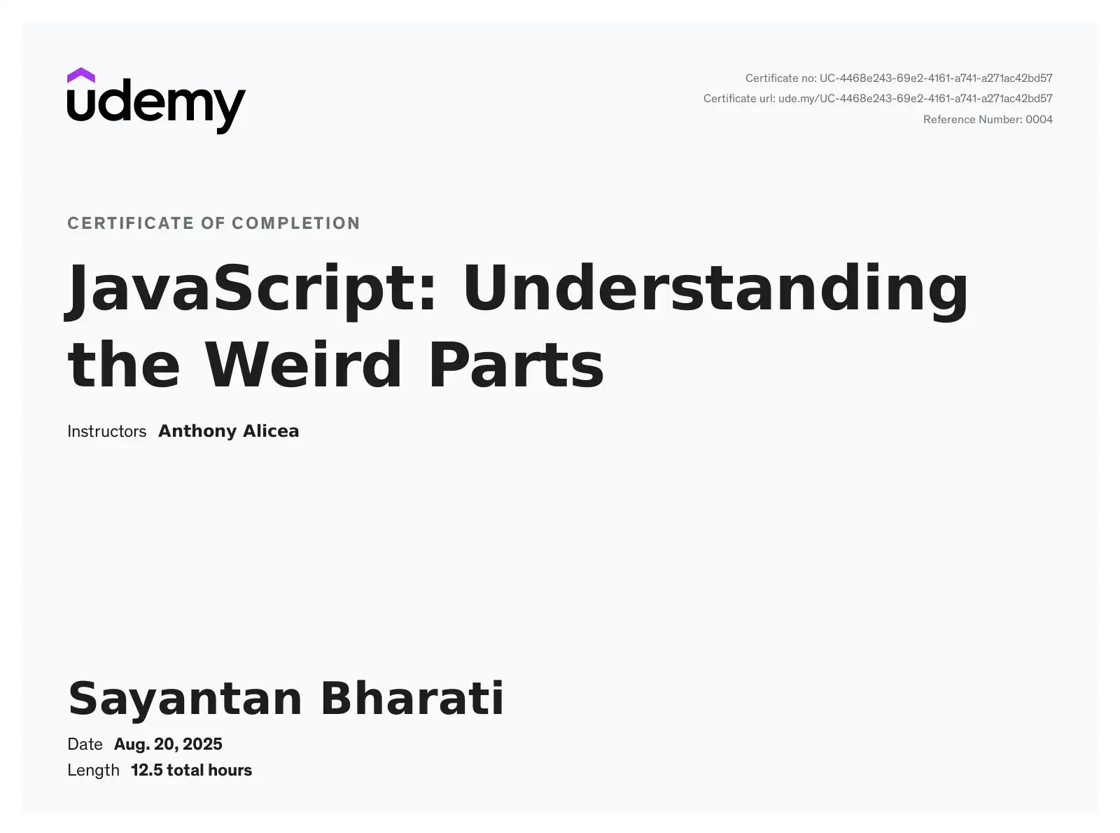 JavaScript: Understanding the Weird Parts