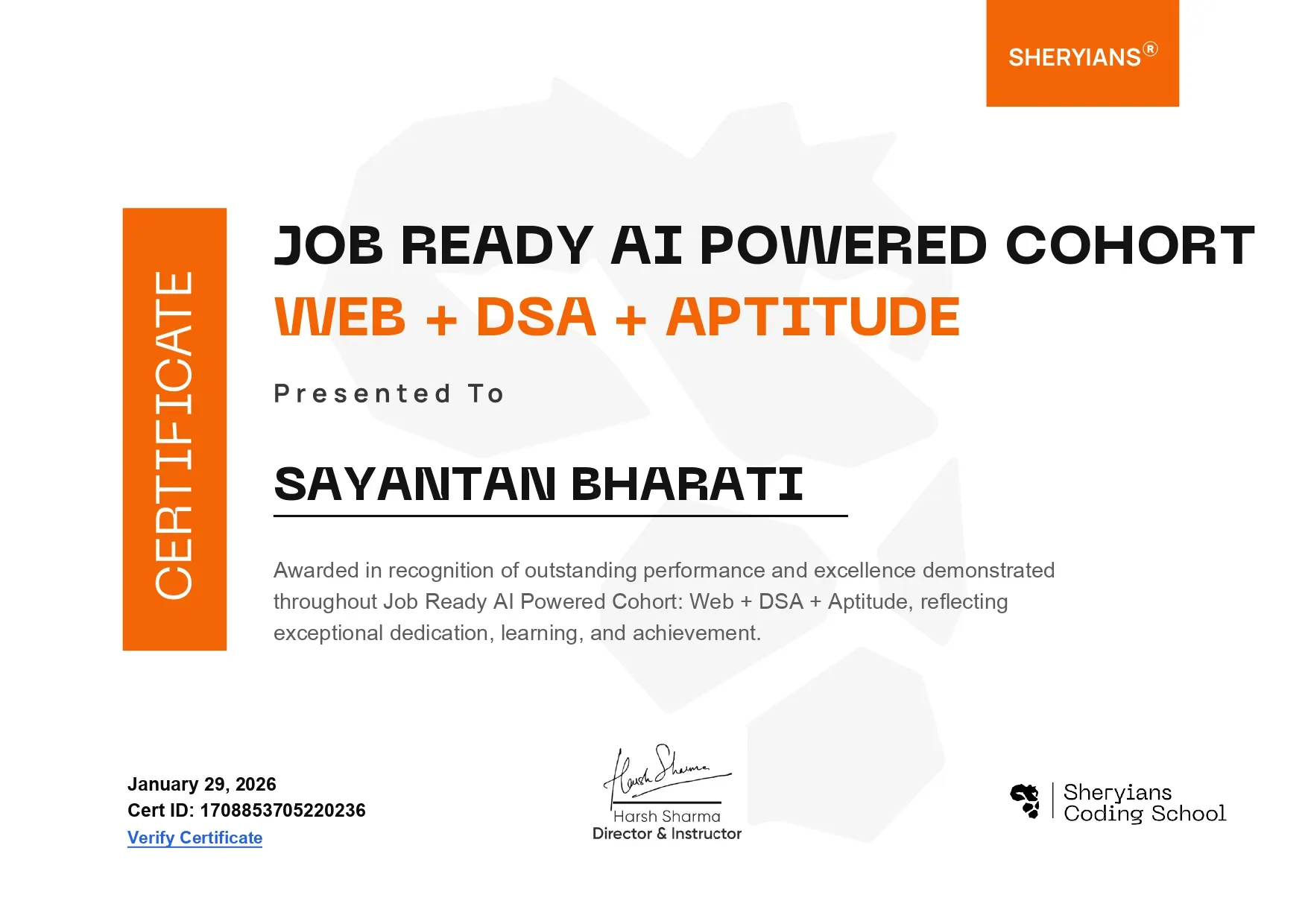 Job Ready AI Powered Cohort: Web + DSA + Aptitude
