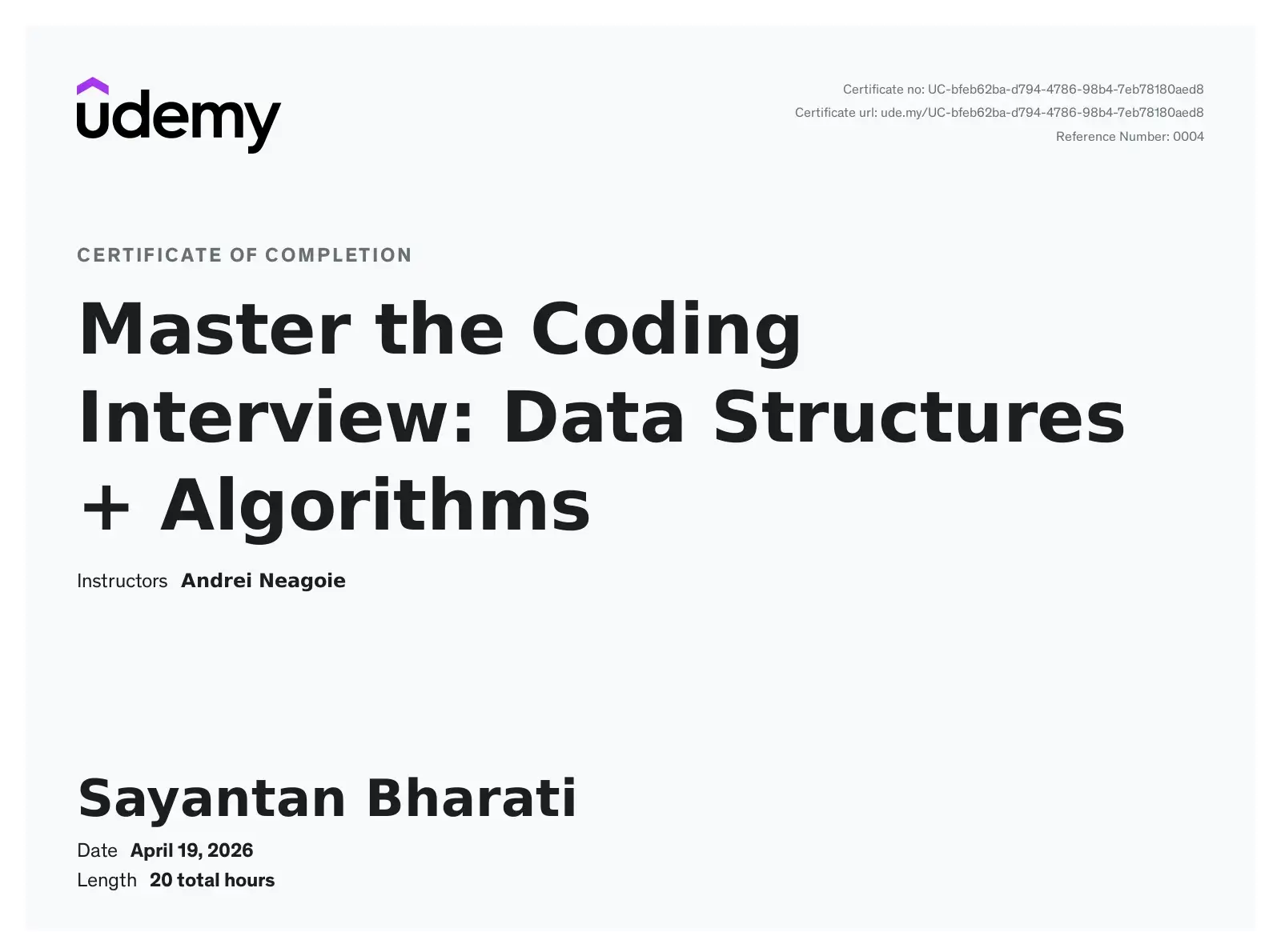 Master the Coding Interview: Data Structures + Algorithms